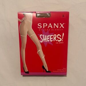 SPANX Sheers by Sarah Blakely Pantyhose, Nude (Size E)